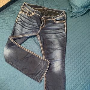 Silver Suki Bootcut Jeans Sz 20W